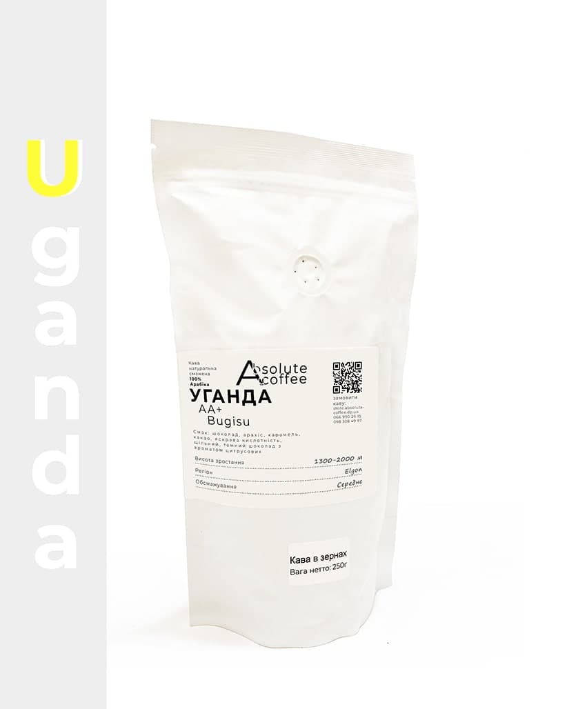 Кофе в зернах Уганда Бугису АА+ (Bugisu AA Plus)