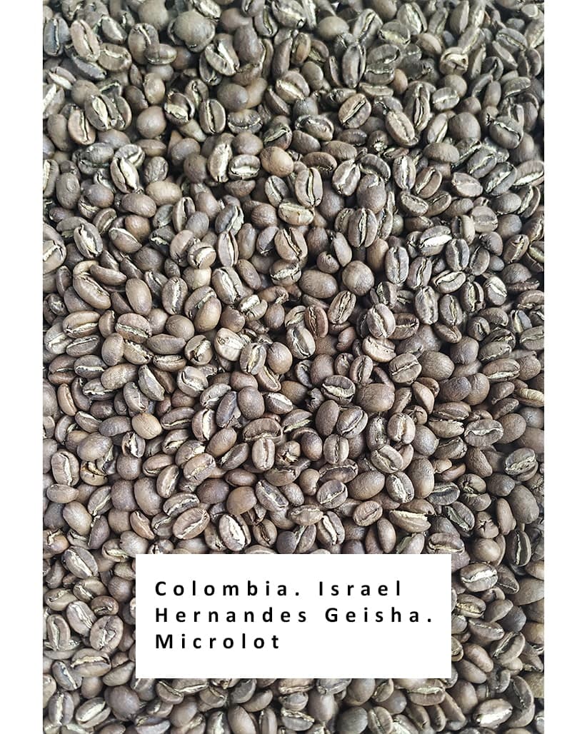 Кофе в зернах Колумбия Гейша Исраэль Эрнандес Микролот (Israel Hernandes Geisha. Microlot) 2